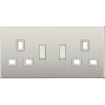 JUNG центральная плата для двойной розетки, British standart BS2172ESPL