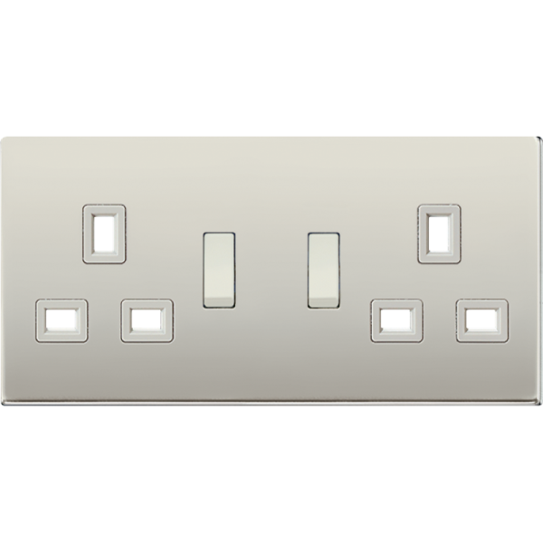 JUNG центральная плата для двойной розетки, British standart BS2172ESPL