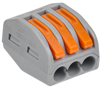 IEK GENERICA Клемма строит.-монтаж. СМК 222-413 (50шт) UKZ20-413-050-G