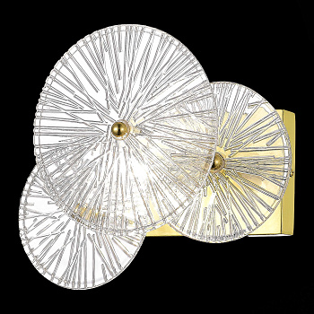 ST LUCE SL1657.201.01 Бра Золотистый/Прозрачный E14 1*40W