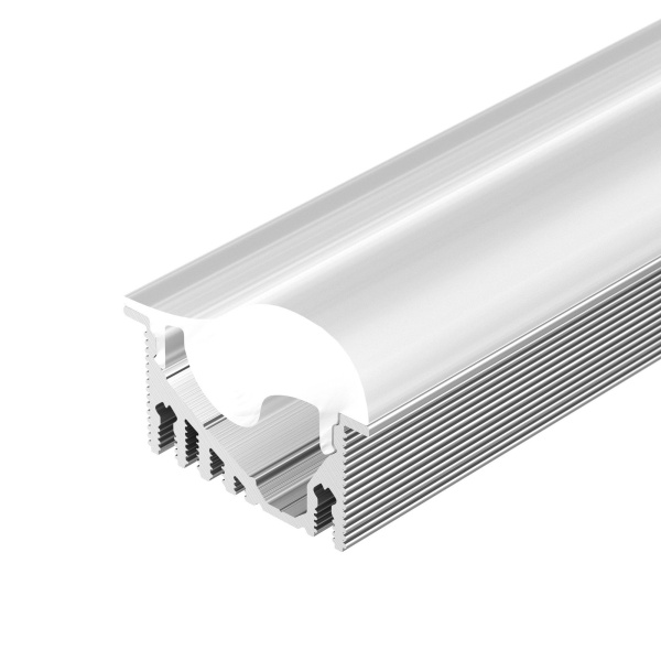 Arlight Профиль с экраном ALU-ASYMETRIC-2000 ANOD+FROST LENS (Алюминий) 019270