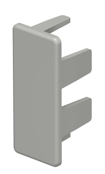 OBO Bettermann Заглушка торцевая кабель-канала WDK 15x40 мм, ПВХ, серый RAL7030 6158722