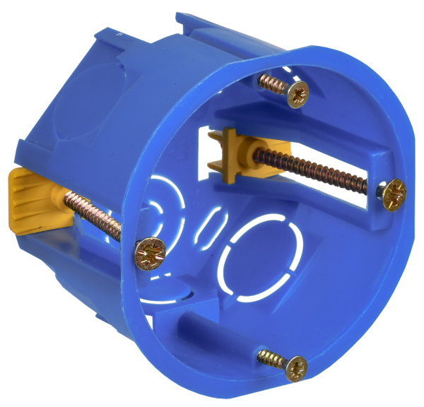 IEK GENERICA Коробка С3 уст. D=68х45мм для полых стен (с саморезами) UKG10-068-045-000-P-UO