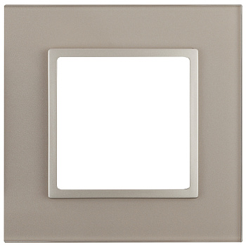 ЭРА 14-5101-04 Elegance Шампань/шамп Стекло Рамка 1-ая