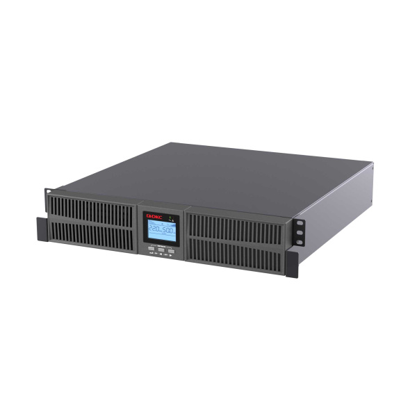 DKC Онлайн ИБП ДКС серии Small Rackmount, 3000 ВА/2700 Вт, 1/1, 8xIEC C13, EPO, USB, RS-232, RJ45, Rack 2U, без АКБ, 9Ач