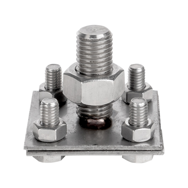 Купить EKF PROxima Зажим прута на штыре, пластина d(56x56)мм Ni