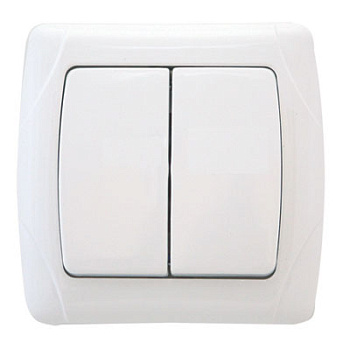 UNIVersal "Маргарита" Выключатель Бел 2 кл. М0023