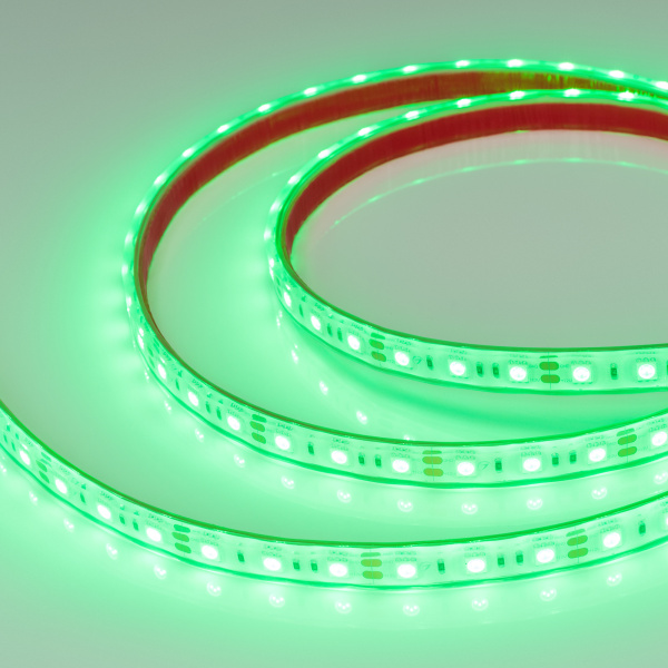 Купить Arlight Лента герметичная RTW-PFS-B60-13mm 12V Green (14.4 W/m, IP68, 5060, 5m) ( 14.4 Вт/м, IP68) 036442