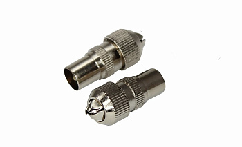 Разъем штекер TV без пайки Металл "орех" Rexant 05-2031