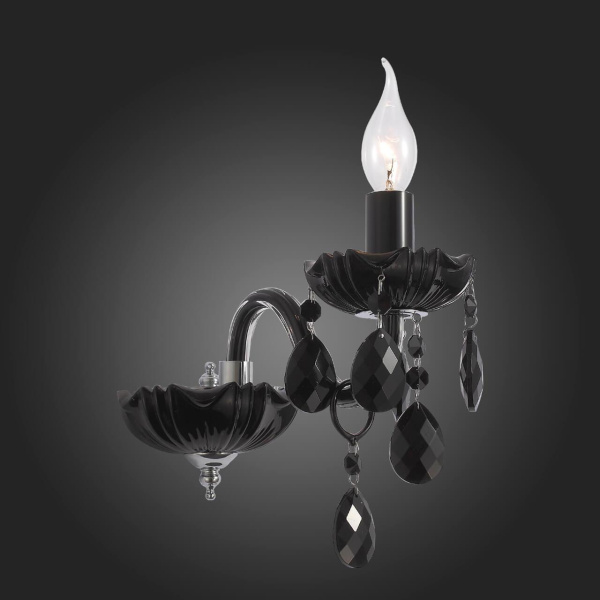 Купить ST LUCE SL642.401.01 Бра  Черный, Хром/Черный E14 1*40W