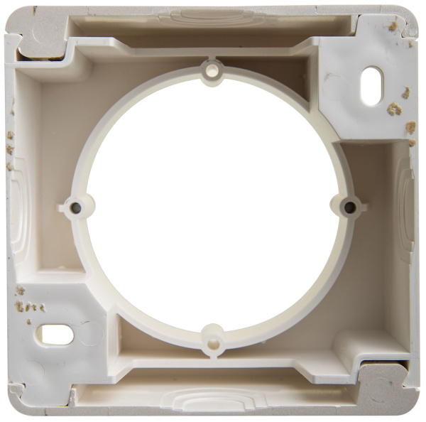 Купить Systeme Electric Glossa Перламутр Коробка наружного монтажа