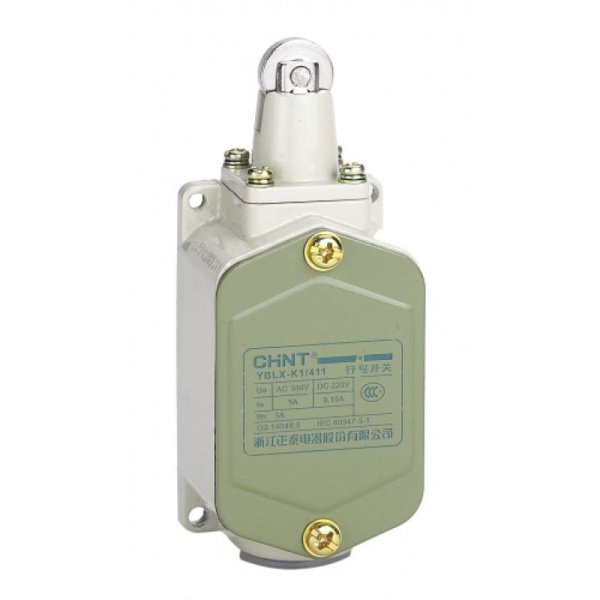 CHINT Выключатель путевой YBLX-K1/411 прямого действия с одинарным роликом (R)