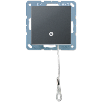 JUNG выключатель со шнурком, матовый антрацит A506BFNUZANM