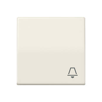 JUNG Клавиша для выключателя с символом "звонок" слоновая кость ABAS591K