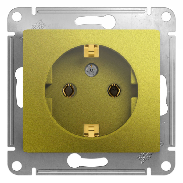 Systeme Electric Glossa Фисташковый Розетка с/з