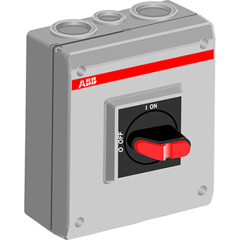 ABB OTP16T3M Выключатель-разъединитель в боксе до 16А 3х-полюсный,1НО доп. контакт,4хМ25+2хМ16 1SCA022400R9910 ABB OTP16T3M Выключатель-разъединитель в боксе до 16А 3х-полюсный,1НО доп. контакт,4хМ25+2хМ16 1SCA022400R9910