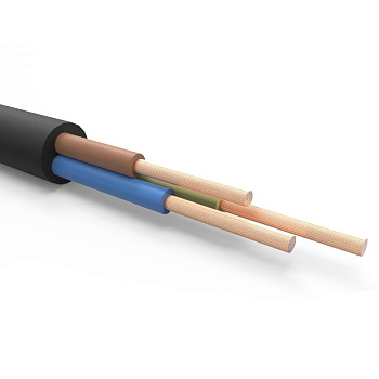 Кабель силовой гибкий КГтп-ХЛ 3х1,5 мм², длина 5 метров, ГОСТ Rexant 01-8420-5