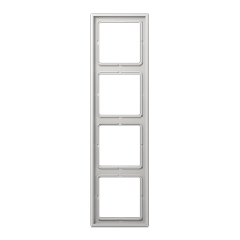 JUNG LS 990 Светло-серая Рамка 4-ая LS984LG