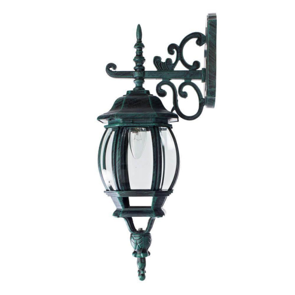 Arte Lamp Atlanta Медь/Прозрачный Светильник уличный настенный 1x75W E27 A1042AL-1BG Arte Lamp Atlanta Медь/Прозрачный Светильник уличный настенный 1x75W E27 A1042AL-1BG