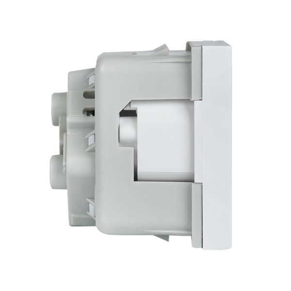 Купить EKF PROxima Розетка 45х45 PRO, с заземлением, белая , 45 град