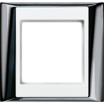 JUNG А Plus Хром/Белая Рамка 1-ая AP581GCRWW