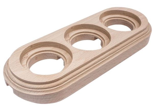 BIRONI Лизетта Бук Натурэль Рамка 3-ая на бревно 220мм BFC22-630-10