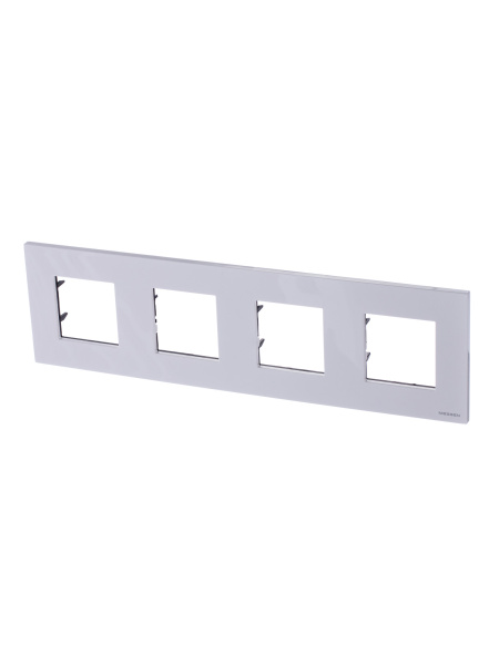 ABB NIE Zenit Серебро Рамка 4-я 2+2+2+2 мод 2CLA227400N1301