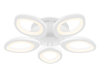 Ambrella Потолочный светодиодный светильник с пультом FA4492/5 WH белый 4200K/3000K/6400K 63W D520*85 (ПДУ ИК)