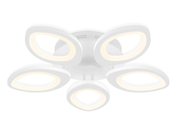 Ambrella Потолочный светодиодный светильник с пультом FA4492/5 WH белый 4200K/3000K/6400K 63W D520*85 (ПДУ ИК)