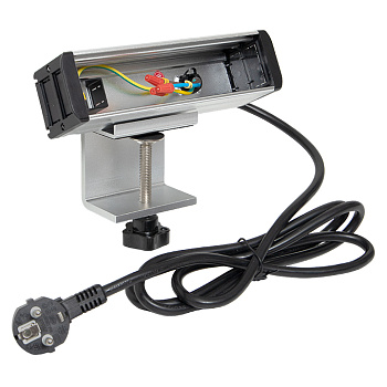 EKF Встраиваемый настольный розеточный блок для крепления к столу, 8 модулей, C-Line