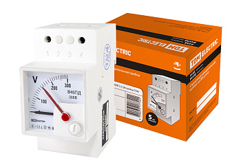 TDM Вольтметр В45ПД 300В-1,5 (DIN-рейка) SQ1102-0307