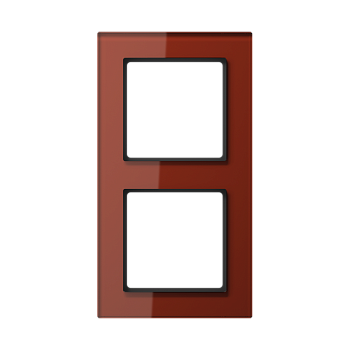 JUNG A creation Стекло Красный Оксид Рамка 2-ая AC582GLRT