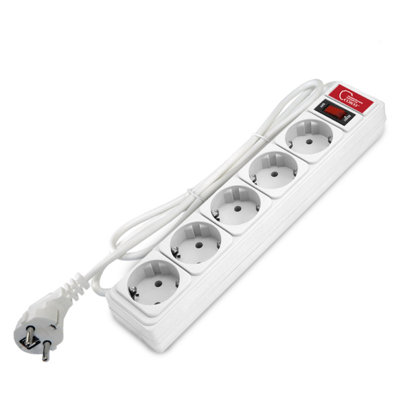 СОЮЗ Сетевой фильтр ПВС 3*0,75 1,8м белый премиум упаковка 1340.