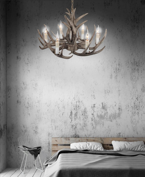 Купить ST LUCE SL154.703.06 Люстра подвесная  Серый E14 6*40W