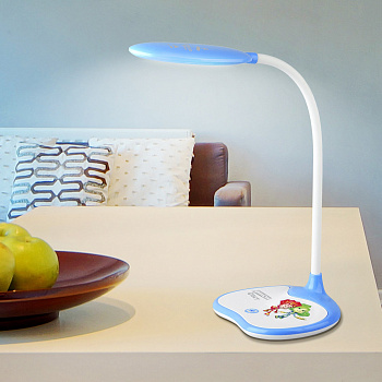 ЭРА NLED-433-6W-BU Синий ФИКСИКИ Настольный светильник