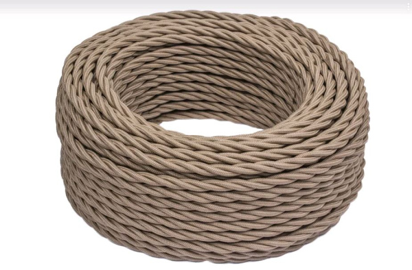 BIRONI Капучино матовый Витой провод 2*2,5 150м B1-425-716-150