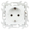 Simon 24 Белая Розетка 2К+3 без защитных шторок Push&Go 2420434-030