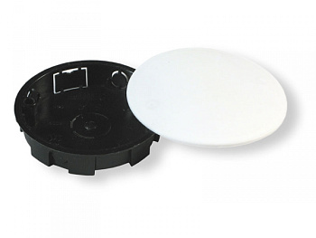 Hegel Коробка монтажная, разветвительная для сплошных стен круглая с крышкой,9 выводов,диам.20 У194