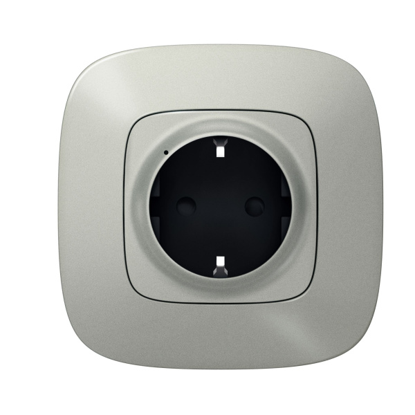 Купить Legrand NETATMO Valena ALLURE Алюминий розетка2К+З 16А умная 752794