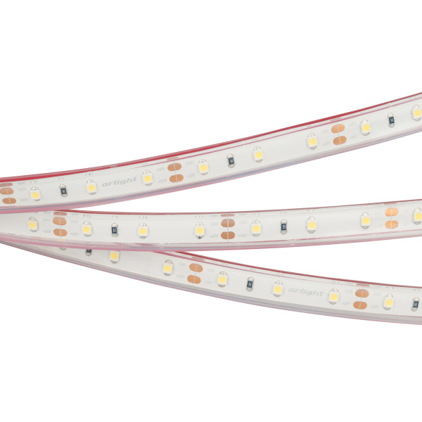 Arlight Лента герметичная RTW-PFS-A60-11mm 12V White6000 (4.8 W/m, IP68, 2835, 5m)  -) 034006