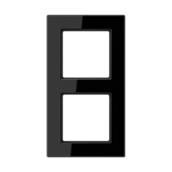 JUNG Рамка 2-кратная, чёрный AC582BFSW