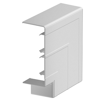 OBO Bettermann Угол плоский кабель-канала Rapid 45-2, 53x130мм ПВХ светло-серый 6113272