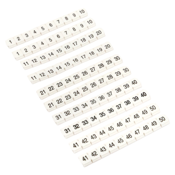 EKF Маркеры для JXB-ST 2,5 NLPE с нумерацией 1-50 (100 шт.)