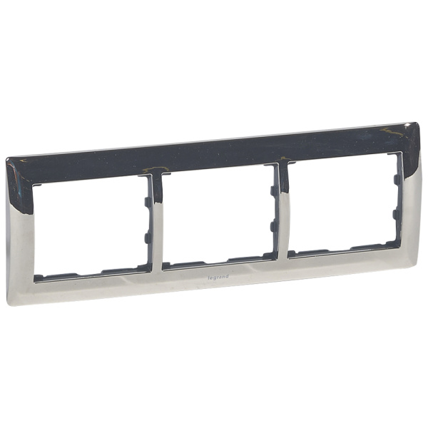 Legrand Galea Life Хром/Chrome Рамка 3-я гориз 771933