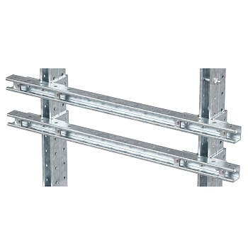 DKC Комплект монтажных профилей на раму для крепления 4 оболочек болтами М8х80 16 шт. , горячеоцинкованный, длина 1000 мм