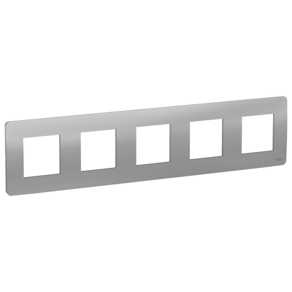 SE Unica Studio Алюминий Рамка 5-ная NU201030
