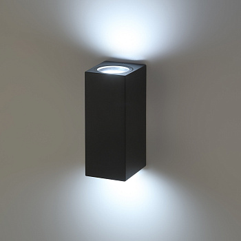 ЭРА Декоративная подсветка WL38 GR MR16/GU10 (2 шт.), серый, для интерьера, фасадов зданий