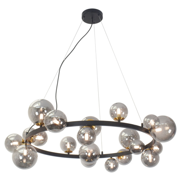 Lussole LSP-8750 LOFT Люстра подвесная без ламп черный