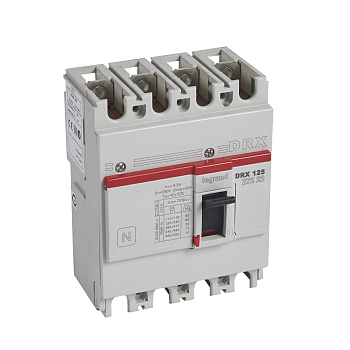 Legrand DRX125 термомагнитный  63A 4П 20kA 027222