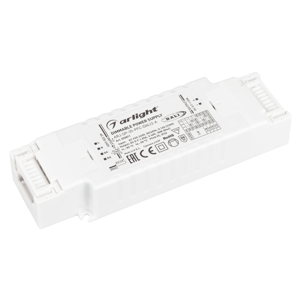 Arlight Блок питания ARJ-SP-35-PFC-DALI2-A (35W, 3-40V, 0.7-1.05 A) (IP20 Пластик, 5 лет) 033811